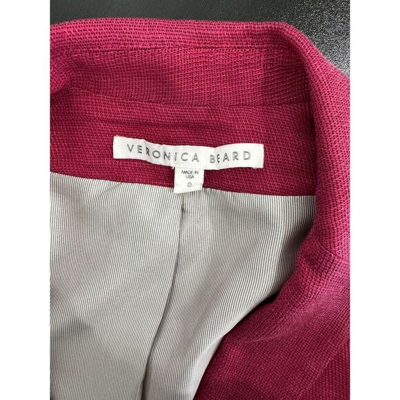 Veronica Beard Dickey Linen Blend Blazer Jacket Women's Size 0 - Picture 5 of 12